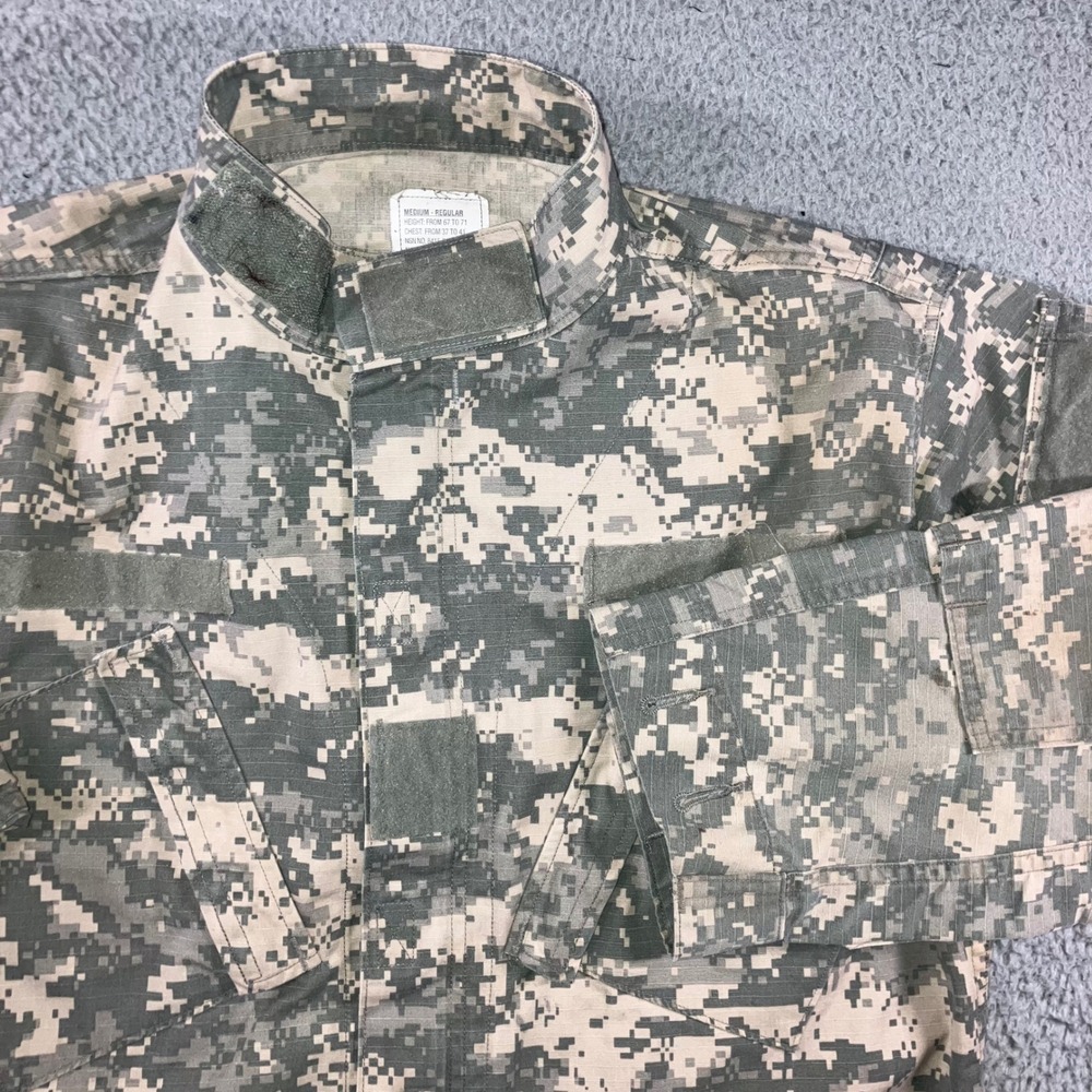 US‎ Military ACU Field Coat Medium R UCP Digital Camo Tactical Jacket Outdoor